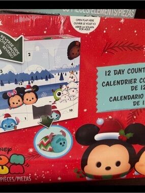 Disney Tsum Tsum Holiday Countdown Calendar - Red